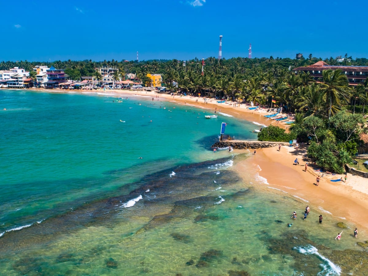 Hikkaduwa beach