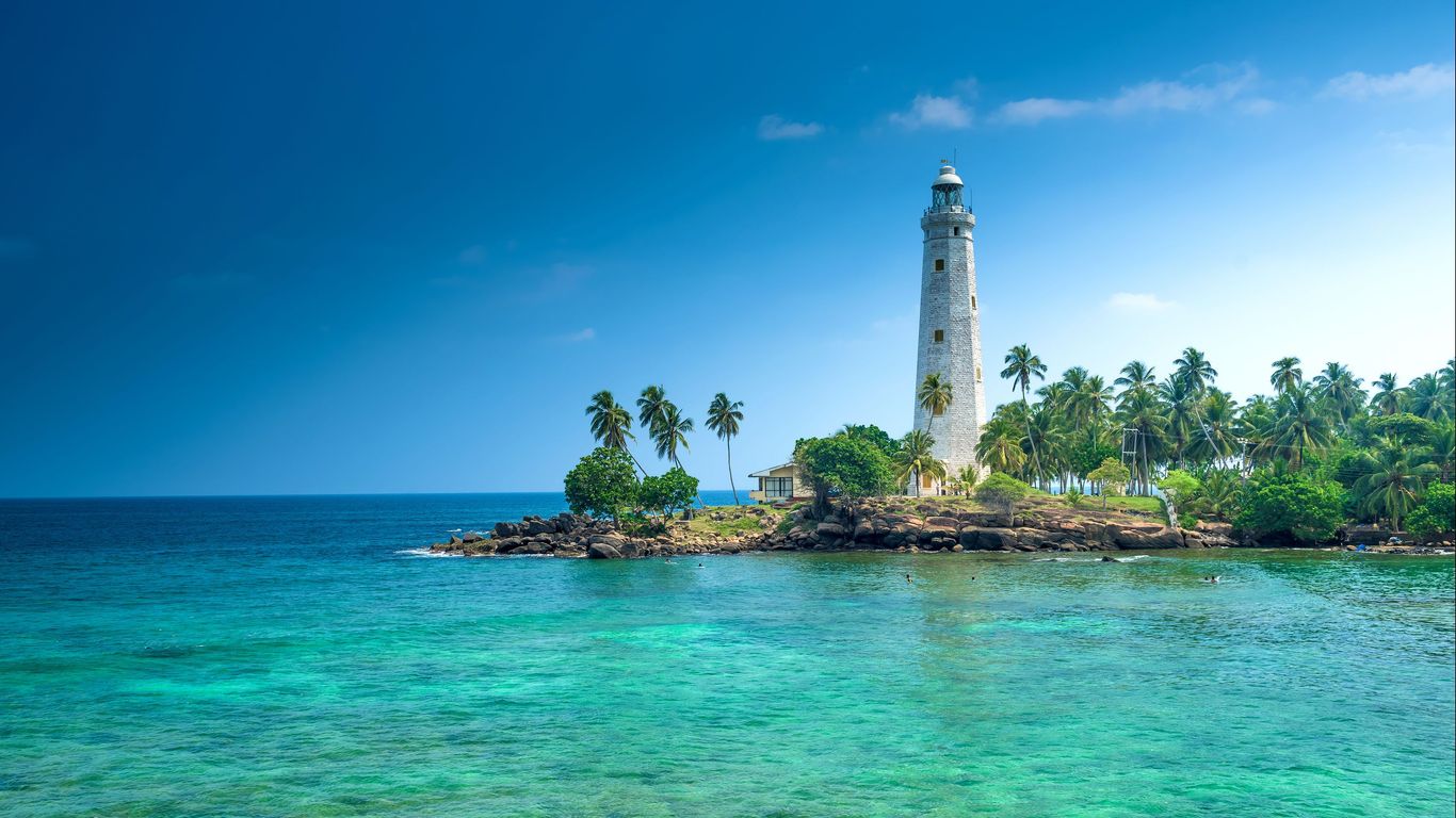 Negombo beach and coastal atmosphere